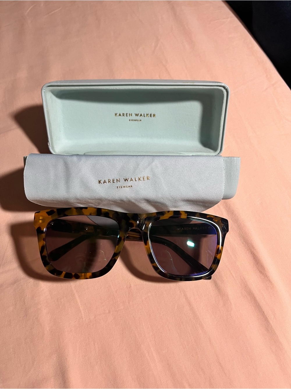 Karen Walker Tortoiseshell Sunglasses